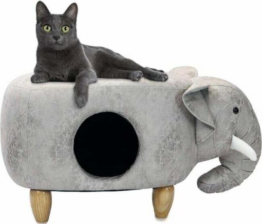 Amazon posebno pohištvo za hišne ljubljenčke slonjski stolček s skrivališčem