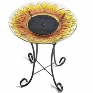 Η καλύτερη επιλογή Solar Birdbath Fountains: Smart Solar Sunflower Solar Birdbath