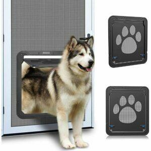 საუკეთესო მაგნიტური ეკრანის კარის ვარიანტი: OWNPETS ძაღლის ეკრანის კარი