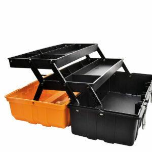 Beste tragbare Werkzeugbox-Optionen: GANCHUN 17-Zoll-Dreischicht-Aufbewahrungsbox aus Kunststoff