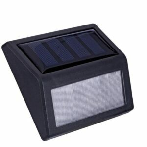Die beste Option für Solar-Decklichter: Hampton Bay Solar Black LED-Treppenlicht