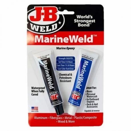 Det beste limet for plastalternativ: J-B Weld 8272 MarineWeld Marine Epoxy
