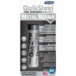 金属オプションに最適な接着剤：Blue Magic 16002TRI QuikSteel Steel Reinforced Epoxy