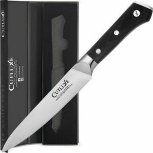 Лучший вариант кухонных ножей: универсальный нож Cutluxe - 5,5-дюймовый кухонный мелкий нож