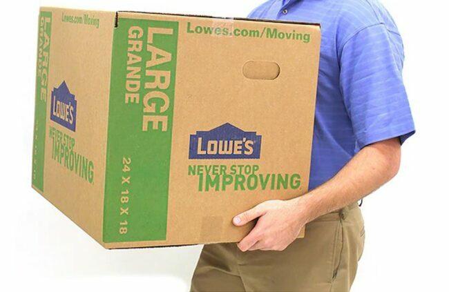 Les meilleurs endroits pour acheter des cartons de déménagement: Lowe's