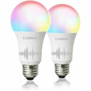 Det bästa färgskiftande glödlampan: LUMIMAN Smart WiFi -lampa, LED -färgbyte