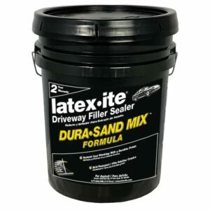 최고의 아스팔트 진입로 균열 필러 옵션: Latex-ite-4-75-Gal-Sand-Mix-Driveway-Filler-Sealer