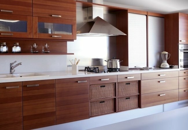Замена кухонного шкафа против замены - Современная мебель из вишни