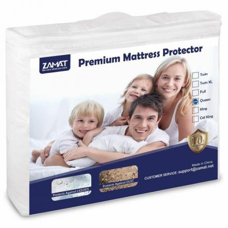 Nejlepší možnosti chráničů matrací: ZAMAT Premium 100% vodotěsný chránič matrace 