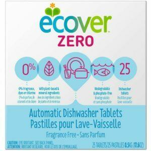 De beste optie voor vaatwasmiddel: Ecover automatische vaatwastabletten Zero