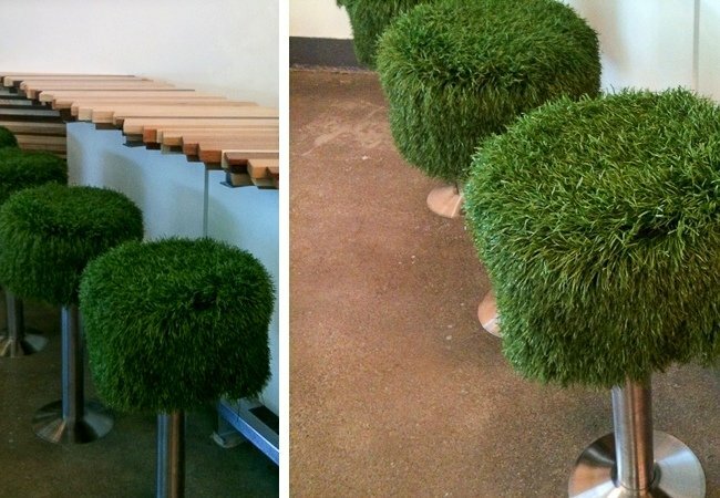DIY דשא מלאכותי - שרפרפים