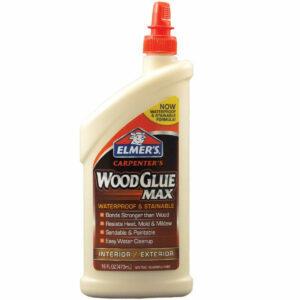 Beste lijm voor MDF-opties: Elmer's E7310 Carpenter's Wood Glue Max