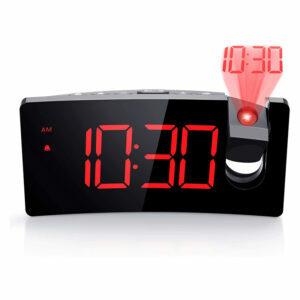 Лучшие варианты проекционных будильников: PICTEK Projection Alarm Clock, 4 Dimmer, Digital
