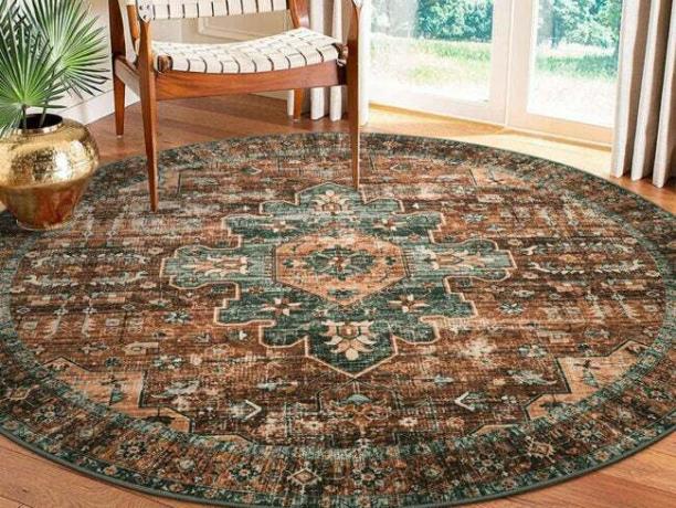 Най-добрият килим за под масата за хранене Опция Moynesa ултра тънък персийски килим
