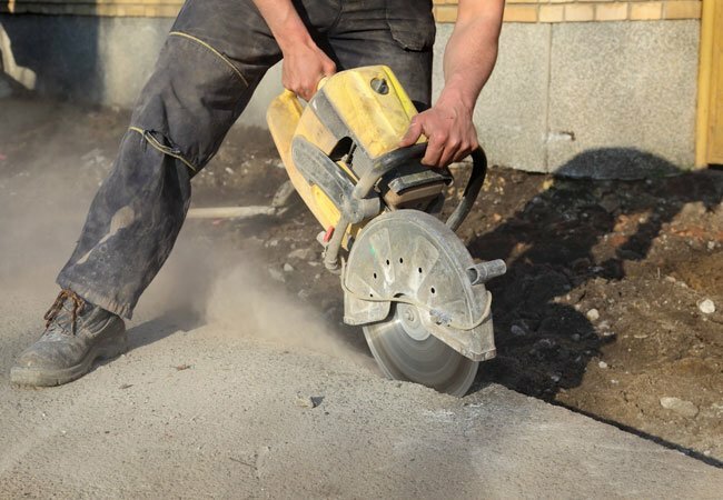 Как да режете бетон