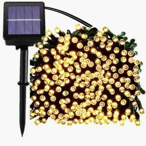 A melhor opção de lâmpadas solares de corda: SUPSOO Solar Christmas Lights