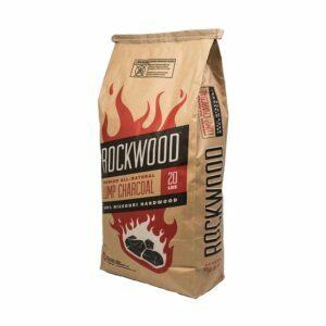 ตัวเลือกถ่านก้อนที่ดีที่สุด: Rockwood All-Natural Hardwood Lump Charcoal