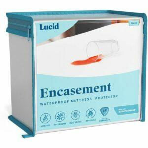 Najlepsza opcja pokrowca na materac pluskwy: ochraniacz na materac LUCID Encasement