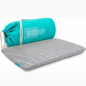 위장을 위한 최고의 베개 옵션: BLISSBURY 얇은 2.6 위장 수면 메모리 폼 베개