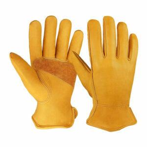 La migliore opzione di guanti da lavoro: guanti da lavoro in pelle Flex-Grip OZERO