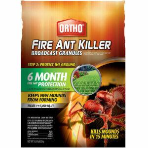 Cele mai bune opțiuni pentru ucigașul furnicilor de foc: granule de difuzare Ortho Fire Ant Killer