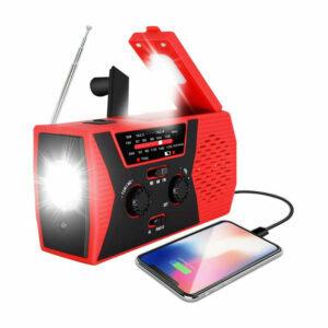 De beste noodradio-opties: RegeMoudal Emergency Solar Hand Crank Weather Radio