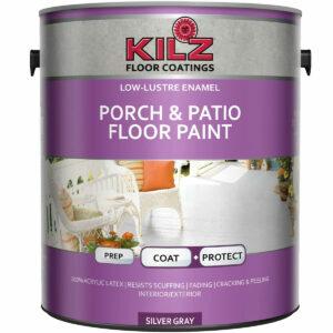 Nejlepší možnosti betonové barvy: KILZ L573611 Vnitřní vnější smaltovaná veranda