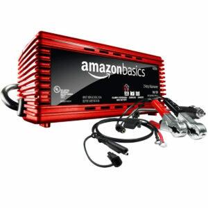 Melhores opções de carregador de bateria: AmazonBasics carregador de bateria 12 volts 2A