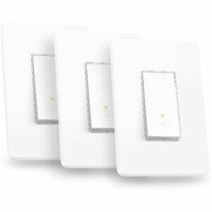 Geriausias „Smart Light“ jungiklio pasirinkimas: „Kasa Smart HS200P3“ „WiFi“ jungiklis „TP-Link“ (3 paketai)