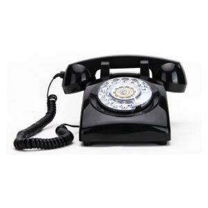 أفضل خيار هاتف أرضي: هاتف Sangyn Rotary Dial 1960s Retro