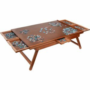 Najlepšia možnosť puzzle stolov: Jumbl voľne stojaca drevená doska na puzzle