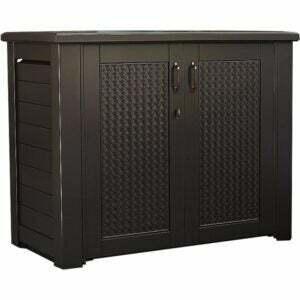Die beste Option für Outdoor-Handtuchhalter: Rubbermaid Extra Large Patio Storage Cabinet