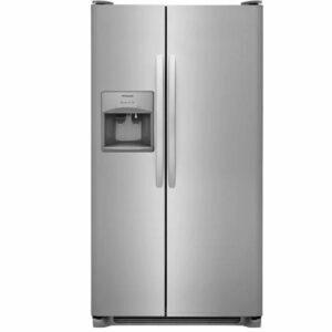 „Black Fiiday Appliance“ pasiūlymai: „Frigidaire“ 25,5 kub. pėdų vienas šalia kito esantis šaldytuvas