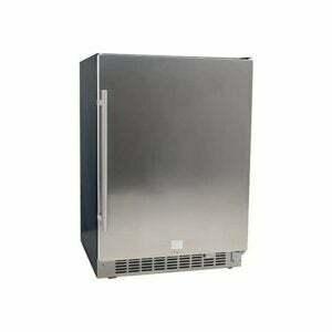 A melhor opção de refrigeradores de balcão: refrigerador de bebidas de aço inoxidável EdgeStar 142 latas