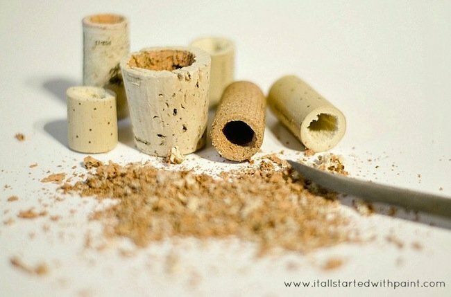 DIY Wine Cork Planter - kärna