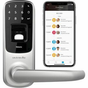 Najlepsze opcje bezkluczykowego zamka drzwi: Inteligentny zamek Ultraloq UL3 BT z obsługą Bluetooth