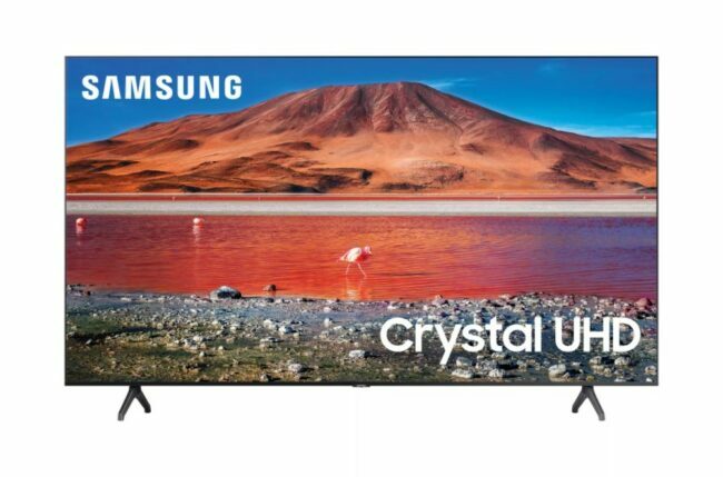 Ofertas da Black Friday: Samsung 55 " Smart 4K Crystal HDR UHD TV TU7000 Series