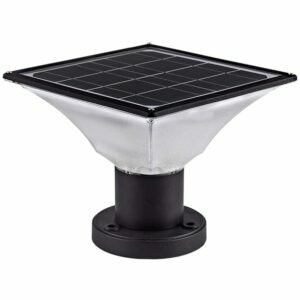 La mejor opción de luces de tapa de poste solar: FOOYANCHO Luces de tapa de poste solar - Exterior - (1 paquete)