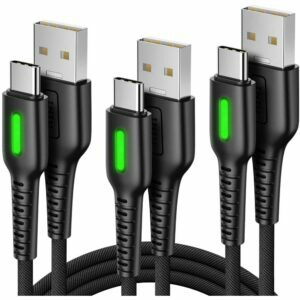 Лучший вариант зарядного кабеля: кабель USB C, INIU [3 Pack 3.1A] QC 3.0