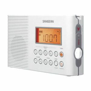 A melhor opção de rádio de bolso: Rádio à prova d'água Sangean H201 AM FM Weather Alert