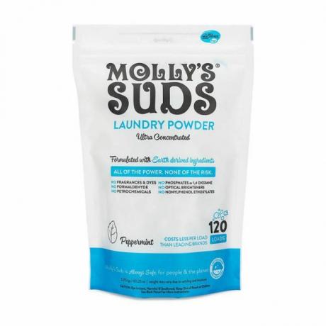 A melhor opção de detergente para a roupa: sabão em pó Molly's Suds Original