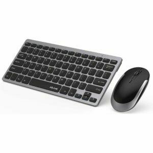 A melhor opção de mini teclado: teclado e mouse sem fio Jelly Comb