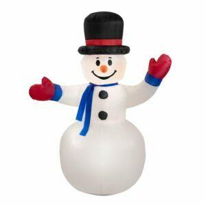 La mejor opción de inflables navideños: The Holiday Aisle Frosty Inflatable