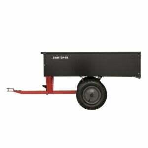 Die besten Kippwagen für Rasentraktoren Option: Craftsman 12 cu ft Steel Dump Cart
