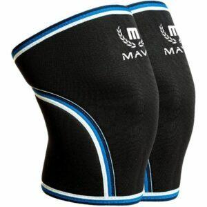 最高の膝スリーブオプション：MavaSportsの膝圧縮スリーブのペア