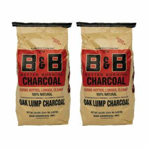 Cea mai bună opțiune de cărbune bulgăre: B&B Oak Lump Charcoal