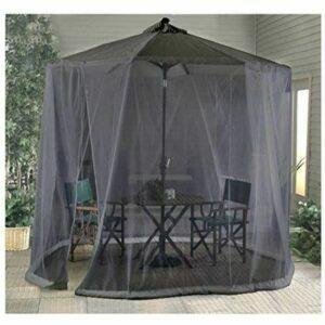 Najlepsza opcja namiotu ekranowego: Ideaworks JB5678 Outdoor 9-Foot Parasol Table Screen