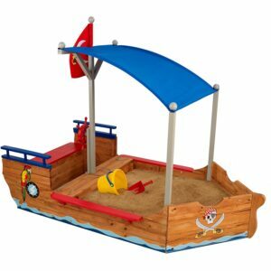 Die beste Sandbox-Option: KidKraft Piraten-Sandboot