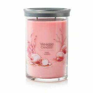 Geriausias žvakės variantas: Yankee Candle Pink Sands Didelė žvakė