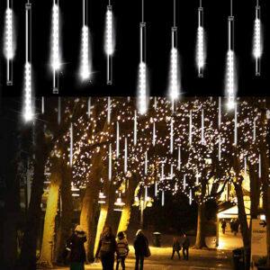Beste utendørs julelysalternativ: Aluan julelys Meteor Shower Rain Lights